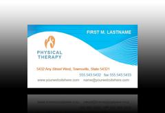 physical-therapy-facility-business card-template